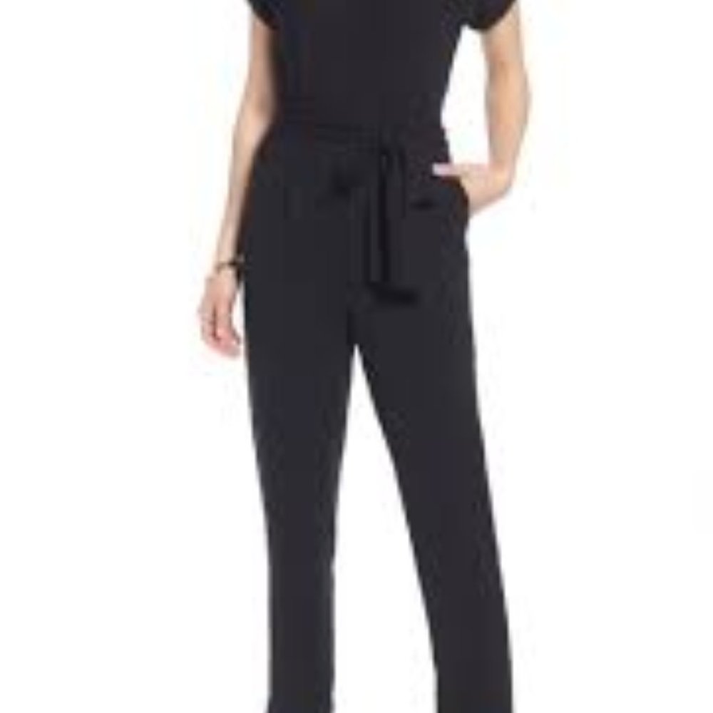 Halogen Short Sleeve Jumpsuit